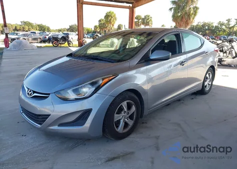 2015 Hyundai Elantra Se из США, поврежденный, VIN 5NPDH4AE7FH609058